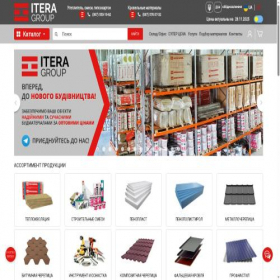 Скриншот главной страницы сайта iteragroup.com.ua