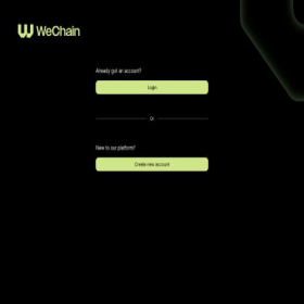 Скриншот главной страницы сайта ito.wechain.ai
