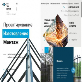 Скриншот главной страницы сайта itpmet.ru