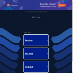 Скриншот главной страницы сайта itsport.net