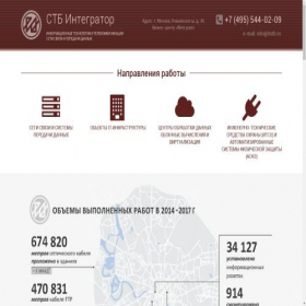 Скриншот главной страницы сайта itstb.ru