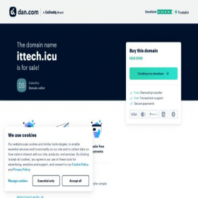 Скриншот главной страницы сайта ittech.icu