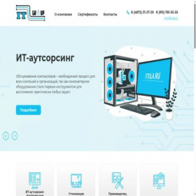Скриншот главной страницы сайта ittula.ru