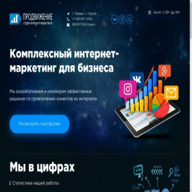 Скриншот главной страницы сайта itxpert45.ru