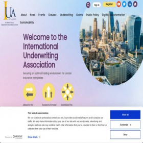 Скриншот главной страницы сайта iua.co.uk