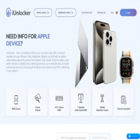 Скриншот главной страницы сайта iunlocker.ru