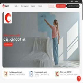 Скриншот главной страницы сайта iutecredit.md