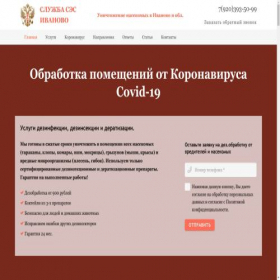 Скриншот главной страницы сайта ivanovo.cityses.ru