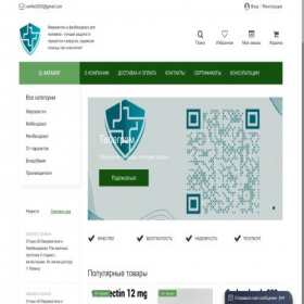Скриншот главной страницы сайта iver-fen.com