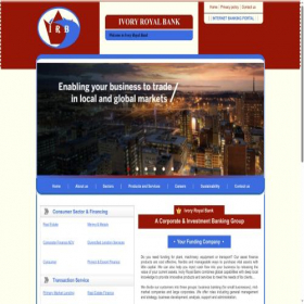 Скриншот главной страницы сайта ivoryroyalbank.com