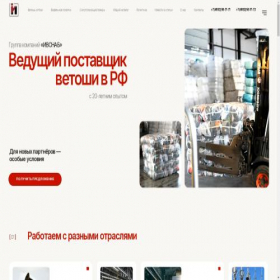 Скриншот главной страницы сайта ivsnab.ru