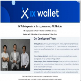 Скриншот главной страницы сайта ixwallet.io
