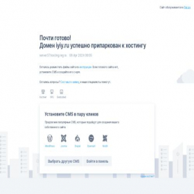 Скриншот главной страницы сайта iyiy.ru