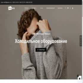 Скриншот главной страницы сайта izoterm-tehnik.ru