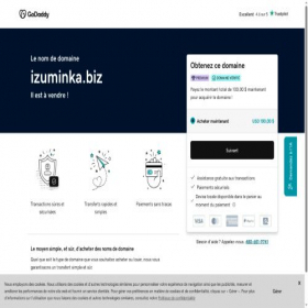 Скриншот главной страницы сайта izuminka.biz
