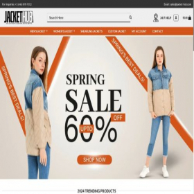 Скриншот главной страницы сайта jacket-hub.com