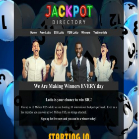 Скриншот главной страницы сайта jackpot.directory