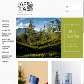 Скриншот главной страницы сайта jaftea.ru