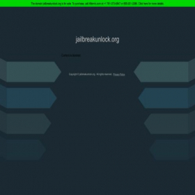 Скриншот главной страницы сайта jailbreakunlock.org