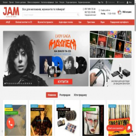 Скриншот главной страницы сайта jam-media.com.ua