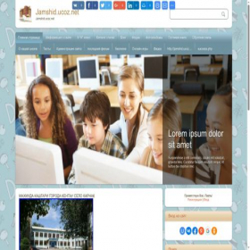 Скриншот главной страницы сайта jamshid.ucoz.net