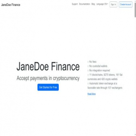 Скриншот главной страницы сайта janedoe.fi