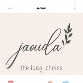Скриншот главной страницы сайта jaouda.youcan.shop