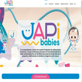 Скриншот главной страницы сайта japibabies.com