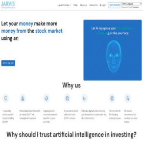 Скриншот главной страницы сайта jarvisdigitaltrades.com
