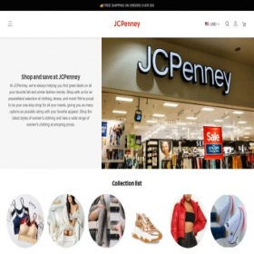 Скриншот главной страницы сайта jcpenneyclothing.com