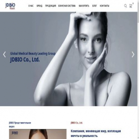 Скриншот главной страницы сайта jdbio.ru