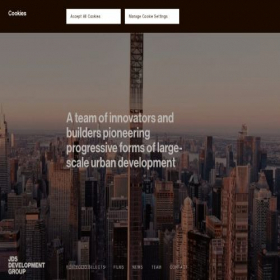 Скриншот главной страницы сайта jdsdevelopment.com