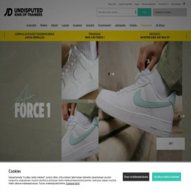 Скриншот главной страницы сайта jdsports.fi