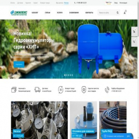 Скриншот главной страницы сайта jeelex-pumps.ru