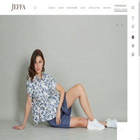 Скриншот главной страницы сайта jeffa-shop.ru