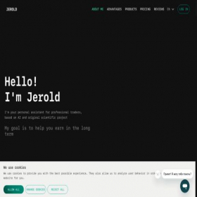 Скриншот главной страницы сайта jerold.io
