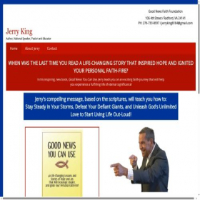 Скриншот главной страницы сайта jerry-king.com