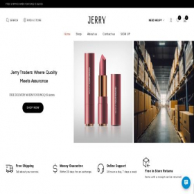 Скриншот главной страницы сайта jerrylite.com