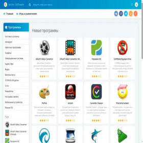 Скриншот главной страницы сайта jester-soft.info