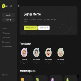 Скриншот главной страницы сайта jestermeme.club
