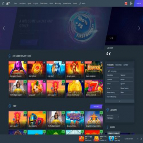Скриншот главной страницы сайта jet4.casino