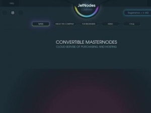 Скриншот главной страницы сайта jetnodes.com