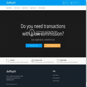 Скриншот главной страницы сайта jetpay24.com