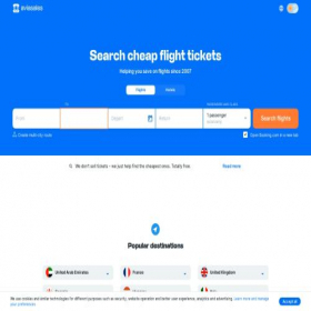 Скриншот главной страницы сайта jetradar.co.il