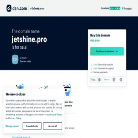 Скриншот главной страницы сайта jetshine.pro