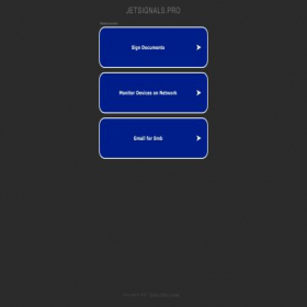 Скриншот главной страницы сайта jetsignals.pro
