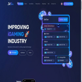 Скриншот главной страницы сайта jetton.investments