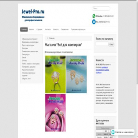 Скриншот главной страницы сайта jewel-pro.ru