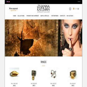 Скриншот главной страницы сайта jewelrycreative.ru