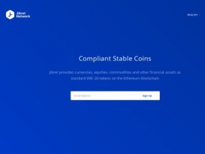 Скриншот главной страницы сайта jibrel.network